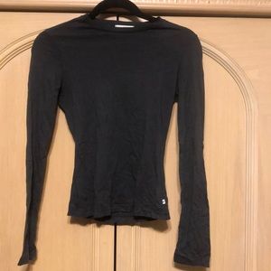 NWOT Standard James Perse gray cotton long sleeve